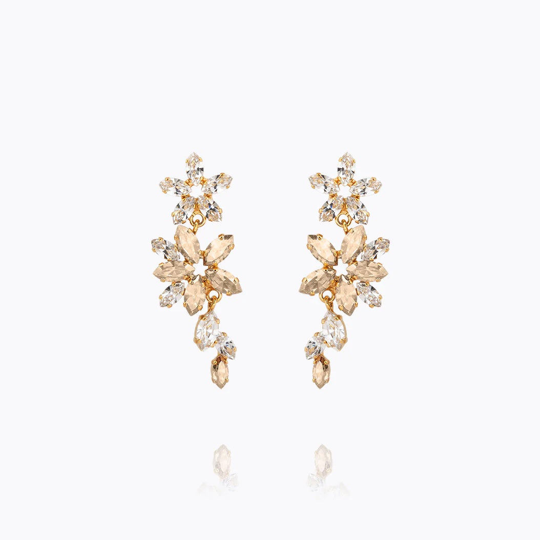 Melia earrings gold