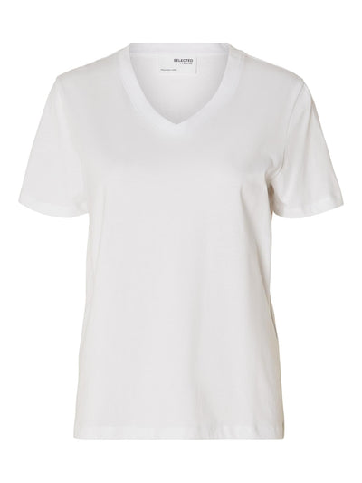 SLFessential SS V-neck TEE